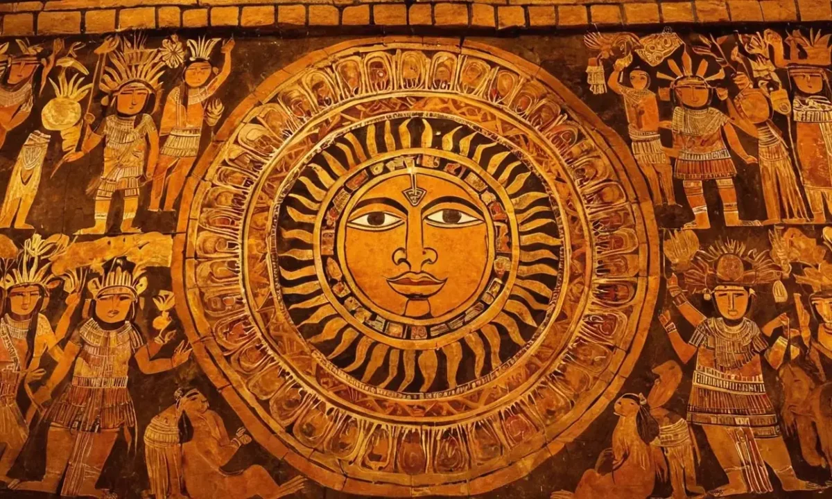 Andean murals celebrate Inca beliefs around sunshine and fertility