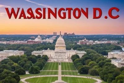 The capital citys distinctive image embodies its historical significance in American politics